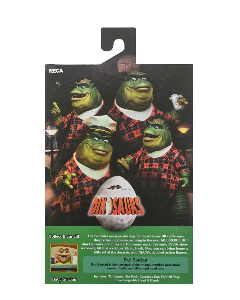 Die Dinos Actionfiguren Ultimate Earl + Baby Sinclair 18 cm