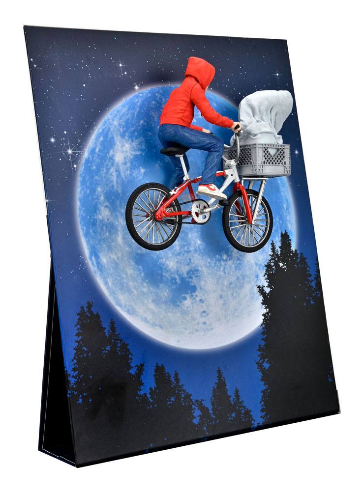 E.T. - Der Außerirdische Actionfigur Elliott und E.T. on Bicycle 13 cm B-Ware