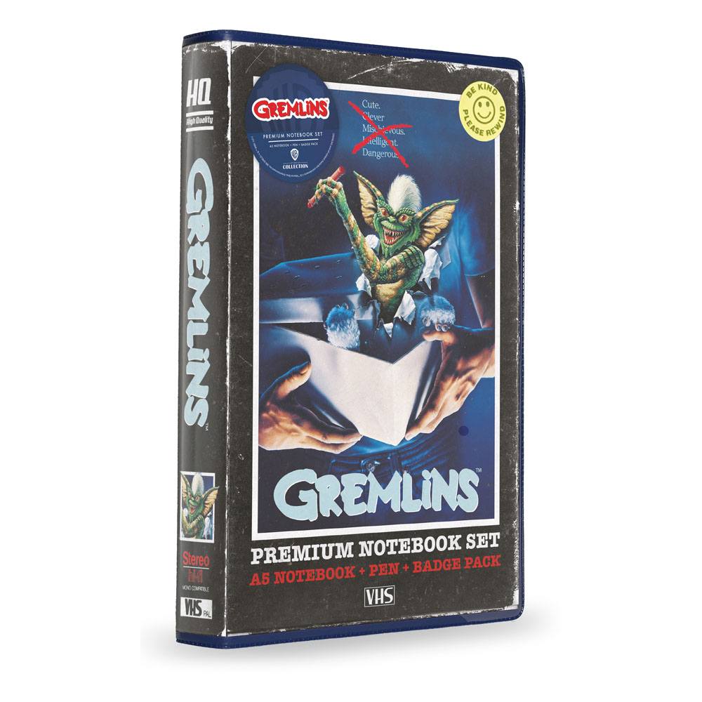 Gremlins Schreibset 6-teilig VHS Optik