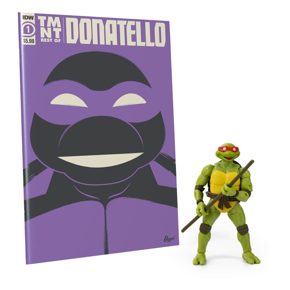 Donatello Teenage Mutant Ninja Turtles BST AXN x IDW Actionfigur Comic Exclusive 13 cm