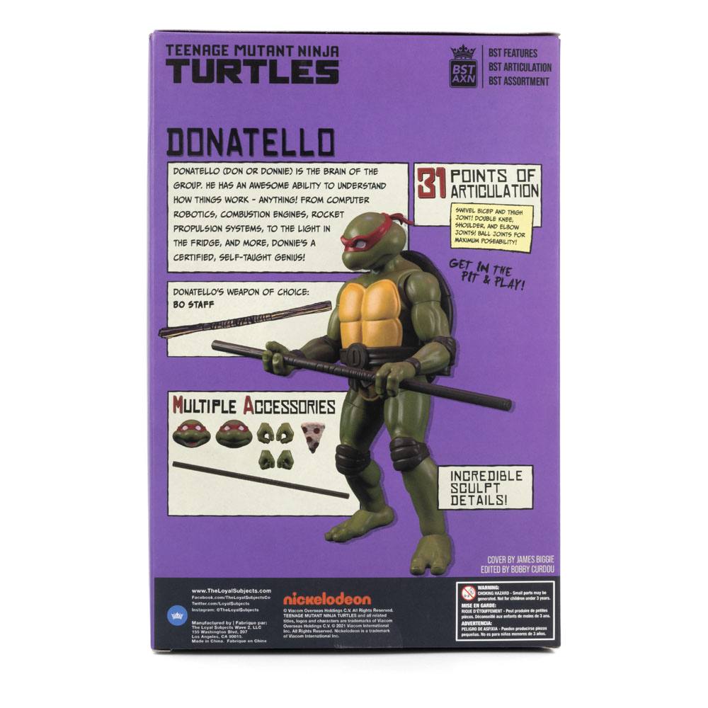 Donatello Teenage Mutant Ninja Turtles BST AXN x IDW Actionfigur Comic Exclusive 13 cm